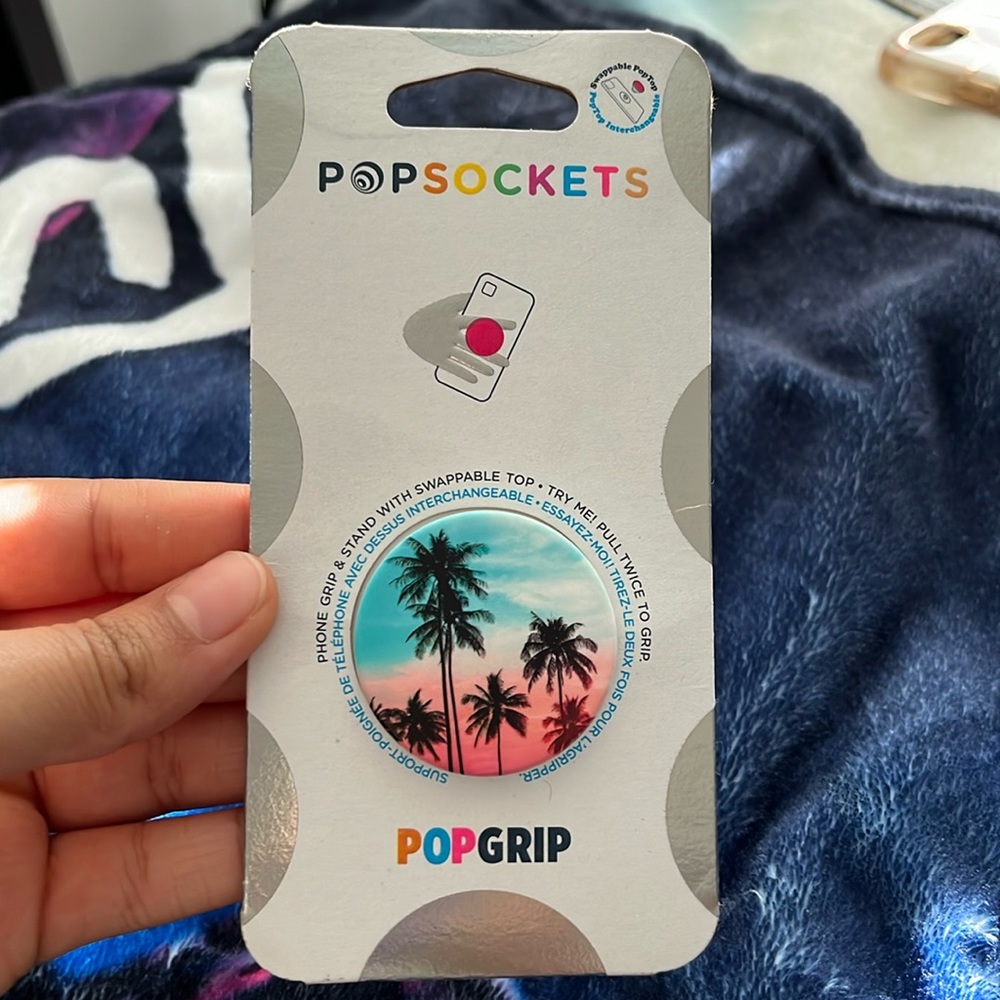 Sunset Tree phone pop socket